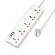 Сетевой удлинитель HOCO AC14A Rico 5-position socket(PD30W/1C3A) White 656-03190 фото 2