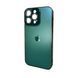 Чехол AG Glass Sapphire Frame MagSafe для iPhone 12 Pro Max Cangling Green 666-02792 фото 1