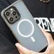 TPU+PC чохол Blueo Skin Friendly Frosted with MagSafe для Apple iPhone 15 Pro Max (6.7") Grey 777-07918 фото 2