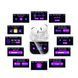 Бездротові навушники HOCO EW82 Sparkle true wireless touch screen BT headset White 656-03907 фото 7