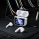 Бездротові навушники HOCO EW82 Sparkle true wireless touch screen BT headset White 656-03907 фото 8