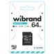 Карта пам'яті microSDXC (UHS-1) Wibrand 64Gb class 10 (adapter SD) WICDXU1/64GB-A фото 2