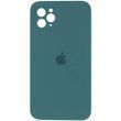 Силіконовий чохол з квадратними бортиками для iPhone 11 Pro Max Pine Green 208-00894 фото