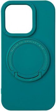 Чехол TPU Back Case Metal Stand with MagSafe для iPhone 13 Pro Turquoise 214-02127 фото