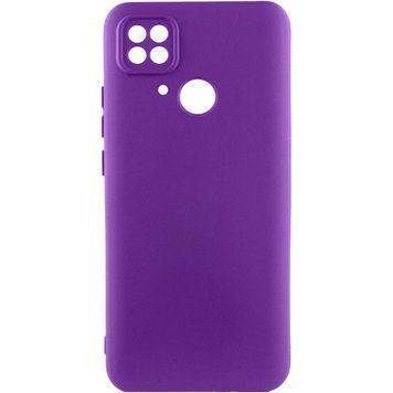 Чохол TPU GETMAN Liquid Silk Full Camera для Xiaomi Redmi 10C Фіолетовий / Purple ILSO-00000074068-14 фото