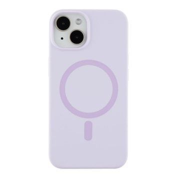 Чохол Glow Silicone Case with Magsafe для iPhone 14 Light purple 214-03896 фото