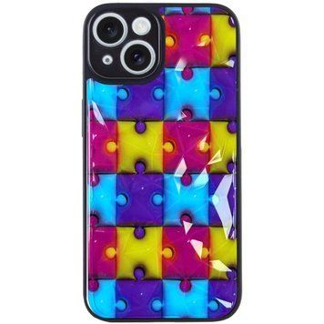Чехол TPU+PC Prisma Fluffie для Apple iPhone 13 (6.1") Puzzle 208-05516 фото