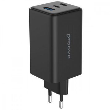 СЗУ Proove Pocket GaN Max 100W (2Type-C + USB) Black WCPG10012201 фото