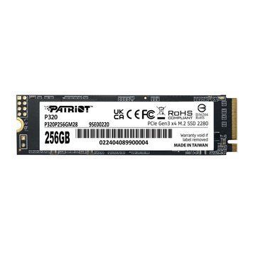 Накопитель SSD M.2 Patriot P320 256GB NVMe 2280 Gen3.0 x4 3D TLC P320P256GM28 фото