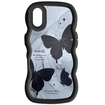 Чохол TPU Cloudy Pictures для iPhone X / XS (5.8") Butterflies 555-01330 фото