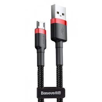 Кабель Baseus Cafule Micro USB 1.5A (2m) Red/Black CAMKLF-C91 фото