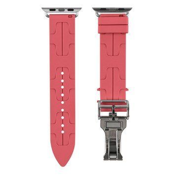 Ремінець для Apple Watch Hermes 38/40/41 mm Bright Red 212-02208 фото