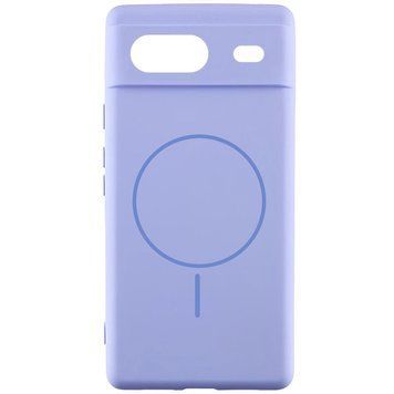 Чехол Silicone Cover Lakshmi Full Camera with MagFit для Google Pixel 8a Сиреневый 555-02069 фото