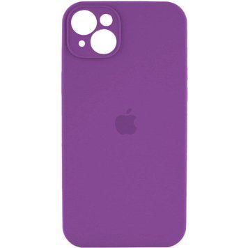 Силіконовий чохол з закритою камерою для iPhone 15 Purple 666-01015 фото