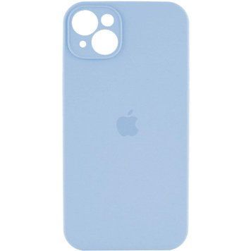 Силіконовий чохол з закритою камерою для iPhone 14 Mist Blue 666-00809 фото