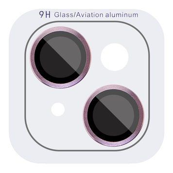 Защитное стекло Metal Classic на камеру для Apple iPhone 15 (6.1") / 15 Plus (6.7") Pink 204-00437 фото