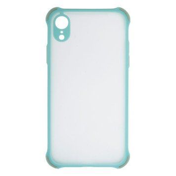 Силіконовий чохол TOTU Armor with Frame для iPhone Xr Бірюзовий 208-01012 фото