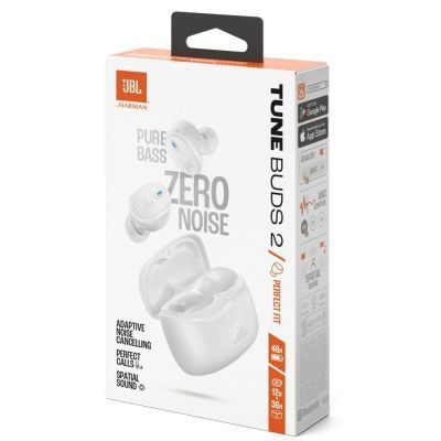 Навушники JBL Tune Buds 2 White (JBLTBUDS2WHT) JBLTBUDS2WHT фото