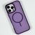 Силіконовий чохол Matte Color Case With Magnetic Thin Circle для iPhone 14 Purple 214-03044 фото