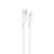 Кабель HOCO X97 Crystal color silicone charging data cable Micro white 6931474799838 фото