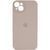 Силиконовый чехол с закрытой камерой для iPhone 14 Pro Antique White 666-00859 фото