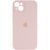 Чехол Silicone Case Full Size with Frame для iPhone 15 Plus Pink Sand 208-05052 фото