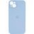 Силиконовый чехол с закрытой камерой для iPhone 14 Mist Blue 666-00809 фото