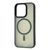 Чехол WAVE Matte Insane Case with Magnetic Ring для iPhone 15 Green 656-07847 фото