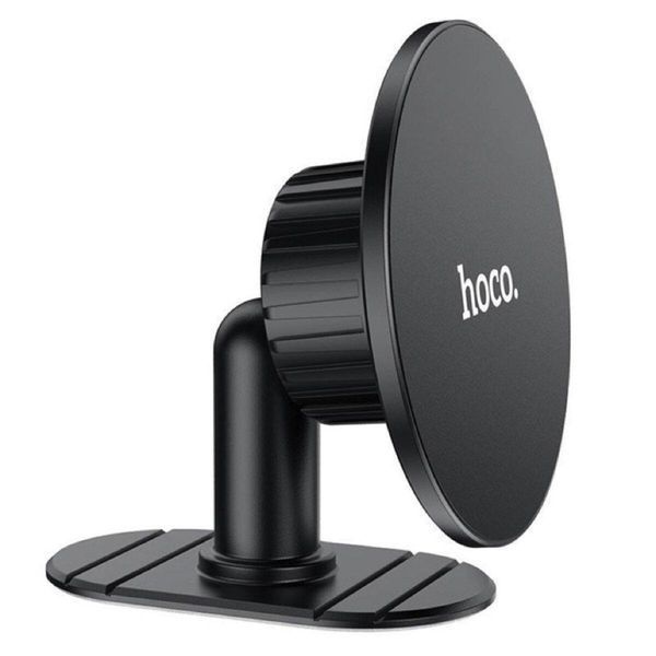 Тримач для мобільного HOCO H13 Fine jade ring magnetic car holder(center console) Black 656-00491 фото
