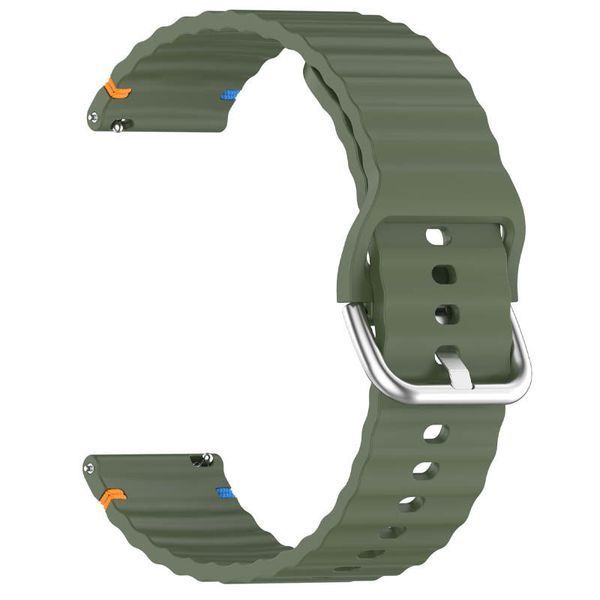 Силиконовый ремешок Wavy для Smart Watch 20mm Dark Olive 212-01678 фото