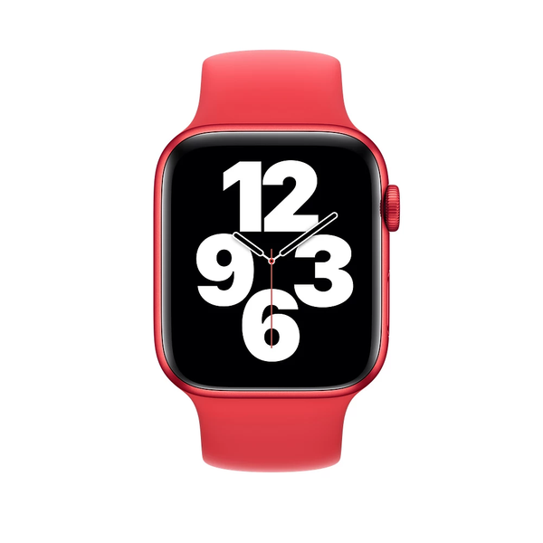 Силиконовый монобраслет для Apple Watch 38/40/41 mm 160 mm Красний 212-00332 фото