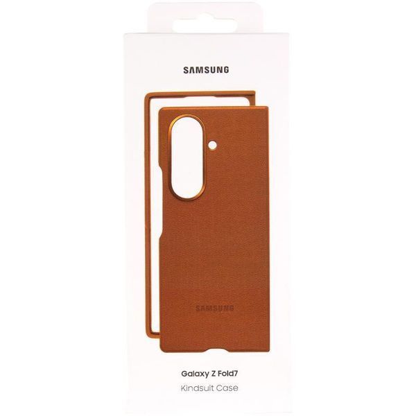 Кожаный чехол Leather Case для Samsung Galaxy Z Fold7 Tan 777-07995 фото