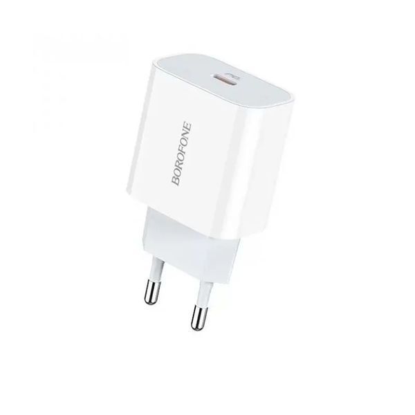 Мережевий зарядний пристрій BOROFONE BA38A Plus Speedy PD20W White 6931474746870 фото