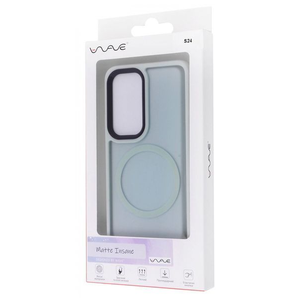 Чохол WAVE Matte Insane Case with Magnetic Ring для Samsung Galaxy S24/S25 Black 656-07747 фото