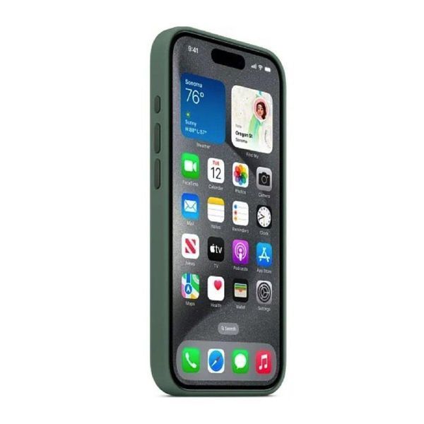 Чохол Silicone Full Case with MagSafe для iPhone 15 Green 656-01225 фото