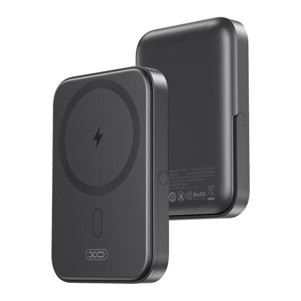 Power Bank XO PR242 PD20W Magnetic wireless 15W Type-C with U-shaped holder 5000mAh Белый 656-01509 фото