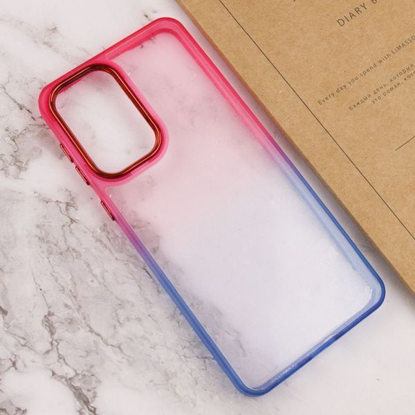 Чохол TPU+PC Fresh sip series для Samsung Galaxy A35 Синій / Рожевий 777-06596 фото