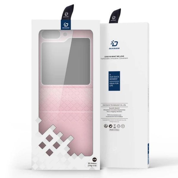 Чохол для смартфона DUX DUCIS Bril для Samsung Flip 5 Pink 666-03962 фото