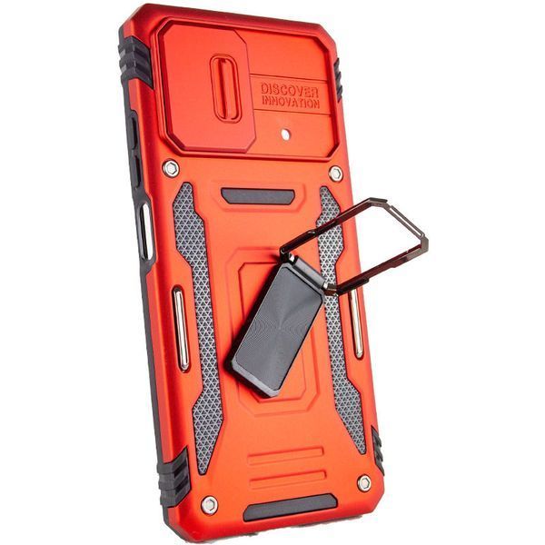 Ударопрочный чехол Camshield Army Ring для Xiaomi Poco X5 Pro 5G / Note 12 Pro 5G Red 777-05080 фото