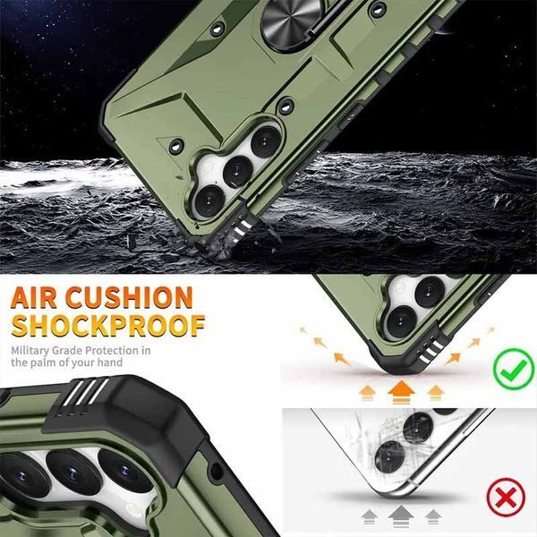 Ударопрочный чехол Pathfinder Ring для Samsung Galaxy A54 5G Army Green 777-07874 фото