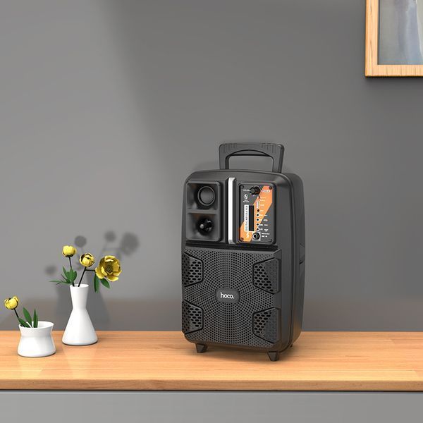 Портативна колонка HOCO BS37 Dancer outdoor wireless speaker, 10W, Black 6931474727602 фото