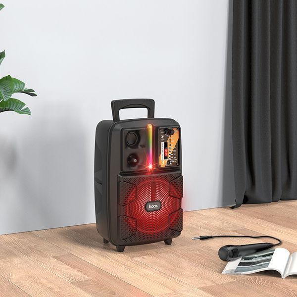 Портативна колонка HOCO BS37 Dancer outdoor wireless speaker, 10W, Black 6931474727602 фото