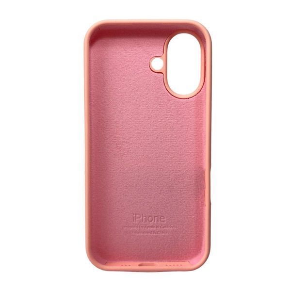 Силиконовый чехол для iPhone 16 Grapefruit 666-01169 фото