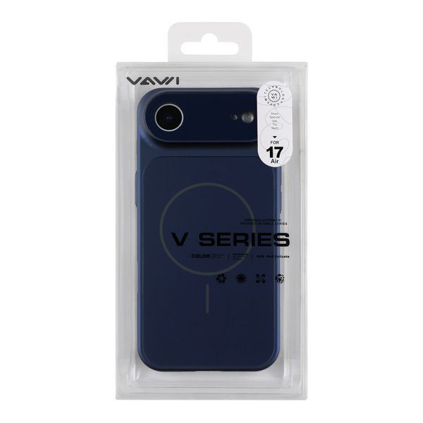 Чохол AG-Glass Lens Protection with Magsafe для iPhone 17 Air Dark Blue 555-04396 фото