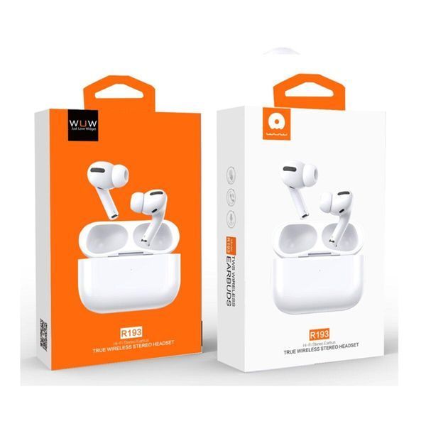 Bluetooth stereo гарнитура WUW-R193 white 656-00825 фото