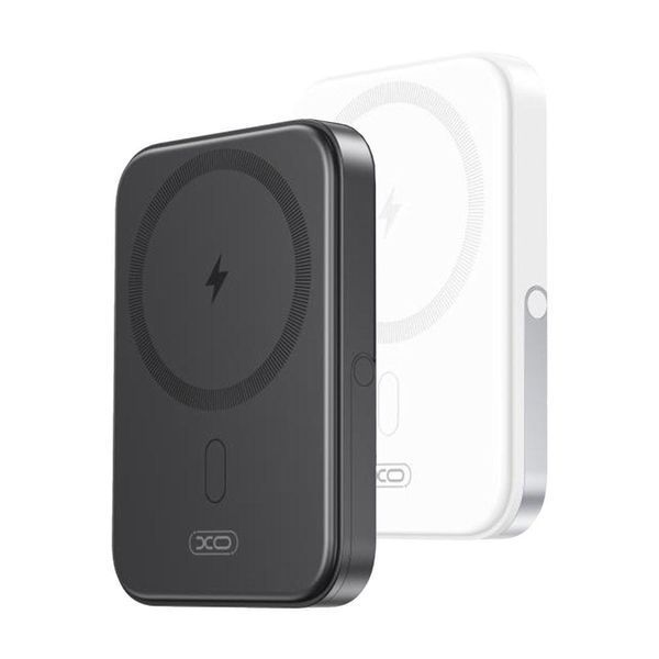 Power Bank XO PR242 PD20W Magnetic wireless 15W Type-C with U-shaped holder 5000mAh Белый 656-01509 фото