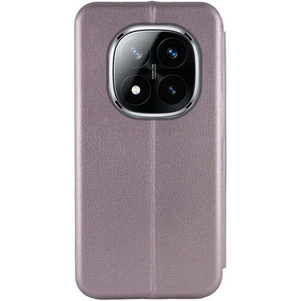 Шкіряний чохол-книжка Classy для Xiaomi Redmi Note 15 4G/5G (EU) Сірий 656-08899 фото
