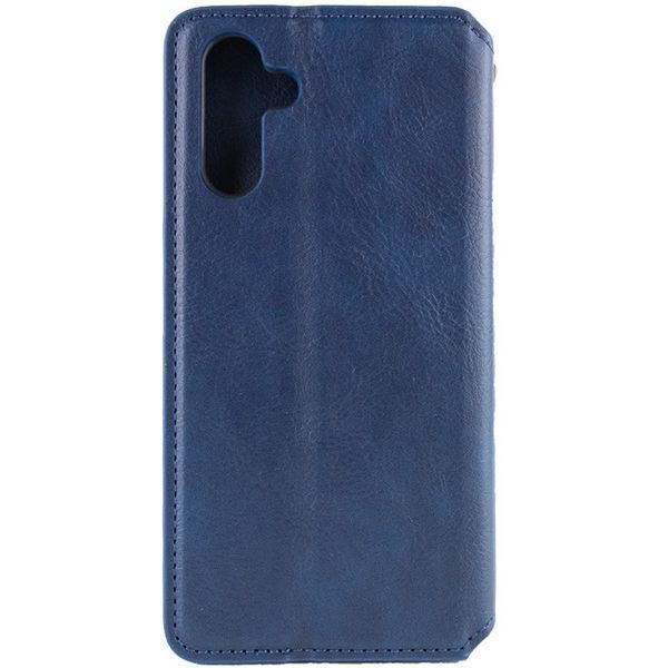 Шкіряний чохол-книжка GETMAN Cubic для Samsung Galaxy A05s Синій 555-01765 фото