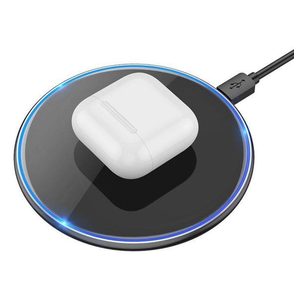Бездротовий зарядний пристрій HOCO CW6 Pro Easy 15W charging wireless fast charger Black 6931474755032 фото
