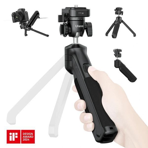 Ручка миништатив Ulanzi TT38 One-click Opening Tripod T070GBB1 фото